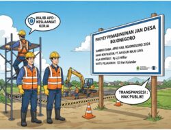 Sorotan Kepatuhan Proyek Bojonegoro: APD dan Papan Informasi Baru Terpasang Usai Pemberitaan