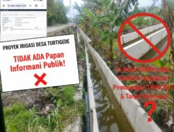 Dugaan Kejanggalan Proyek Saluran Irigasi Desa Turigede: Tanpa Papan Informasi dan Pemasangan U-Ditch Ambigu