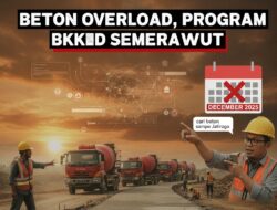 Beton Overload, Proyek BKKD di Bojonegoro Semerawut Kontraktor dan Timlak Menjerit