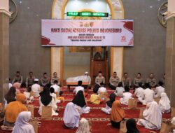 HUT ke-78 Reserse, Satreskrim Polres Bojonegoro Santuni Anak Yatim dan Bagikan Bansos