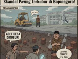 Ironi Pembangunan Desa Sambong Mengubur Aset demi Proyek Rigid Beton Rp1,9 Miliar