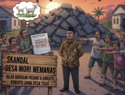 Tabir Gelap Finansial Desa Mori Antara Puing Beton dan Anggaran ‘Siluman’ 2024
