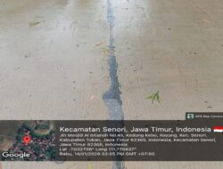 Proyek Miliaran “Pelebaran Jalan Bangilan-Senori” Mulai Retak, Kualitas Pekerjaan Dipertanyakan