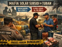 Pasca Mencuatnya Mafia Solar Subsidi Beroperasi di Bancar Tuban, APH Polres Tuban Bungkam, Publik Curiga Ada Pembiaran