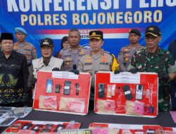 Polres Bojonegoro Bongkar Jaringan Peredaran Sabu dan Ganja, 13 Tersangka Ditangkap