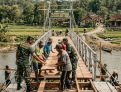 Kodim 0813 Bojonegoro Bangun 10 Jembatan Perintis 