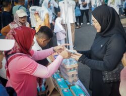 Nurul Azizah Promosikan Telur ‘Gayatri’ di CFD Bojonegoro, Ajak Warga Konsumsi Produk Lokal 