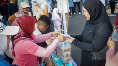 Nurul Azizah Promosikan Telur ‘Gayatri’ di CFD Bojonegoro, Ajak Warga Konsumsi Produk Lokal 
