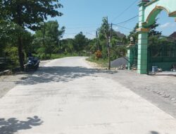 ​Akses Pertanian Lancar, Proyek Jalan Rigid Beton Desa Nglarangan Rampung