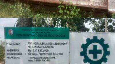 Di Semenpinggir Proyek Jembatan BKKD 2025 Terancam Menjadi Monumen Mati?
