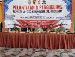 BKP Tingkat Desa Dikukuhkan, Kapolres Bojonegoro Ajak Masyarakat Rawat Kondusivitas