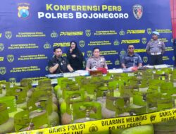 POLRES BOJONEGORO BONGKAR MAFIA LPG, Gas Subsidi 3 Kg Dikuras demi Lipat Gandakan Keuntungan
