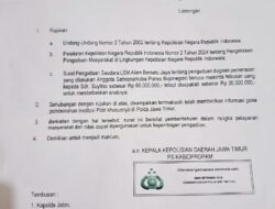Integritas Diuji, Bidpropam Polda Jatim Selidiki Dugaan “Uang Tebusan” Kasus Narkoba di Polres Bojonegoro