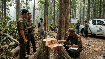 Hilangnya Pohon di RPH Sukun, Perhutani KPH Bojonegoro Periksa Sejumlah Pegawai