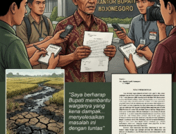 Menagih Janji Satu Dekade Petani Campurejo Kembali Surati Bupati Terkait Limbah Minyak Pertamina
