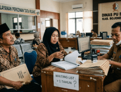 Mengendap Lebih dari Setahun, Pelayanan Perizinan Tata Ruang Dinas PU BMPR Bojonegoro Dipertanyakan Warga