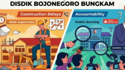 ​Progres Pembangunan Sekolah Lambat, Kabid Sarpras Disdik Bojonegoro Bungkam dan Terkesan Alergi Wartawan