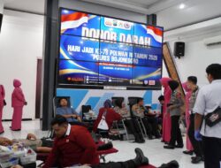 Peringati Hari Jadi Polwan ke-78, Polres Bojonegoro Gelar Aksi Donor Darah   